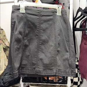 Black Denim Women's Skirt